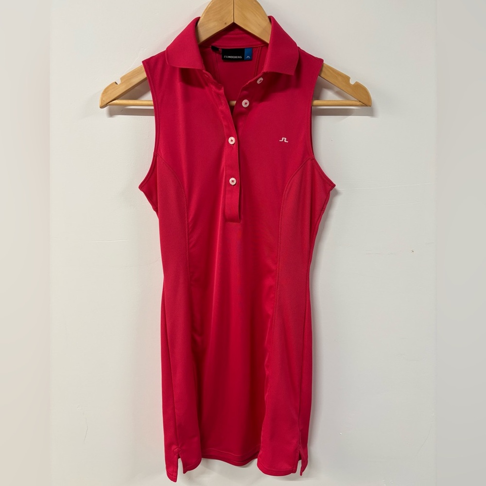 J.Lindeberg Pink Polo Dress Size XSmall
